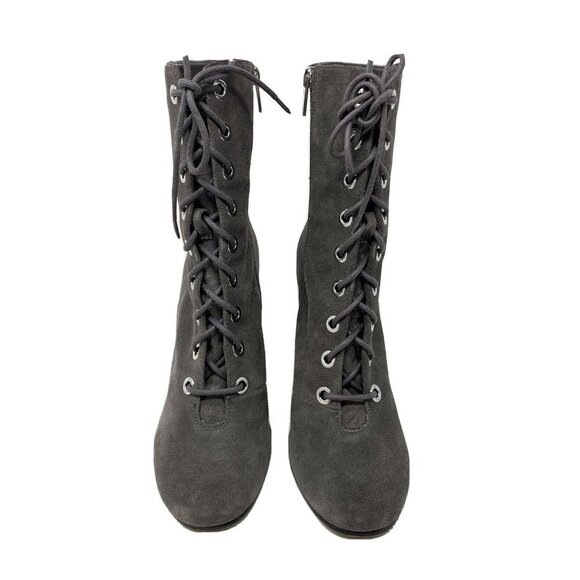 Vince Camuto 8.5 Teisha Lace Up Booties Victorian - Picture 6 of 10